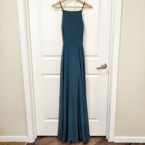 Lulu's Dark Green Mythical Kind of Love Maxi Dress - Picture 3 of 9
